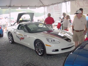 "Grumpy's Toy" Corvette at the K. C. Kerbeck tent at the Corvettes at Carlisle Show, August 2007.